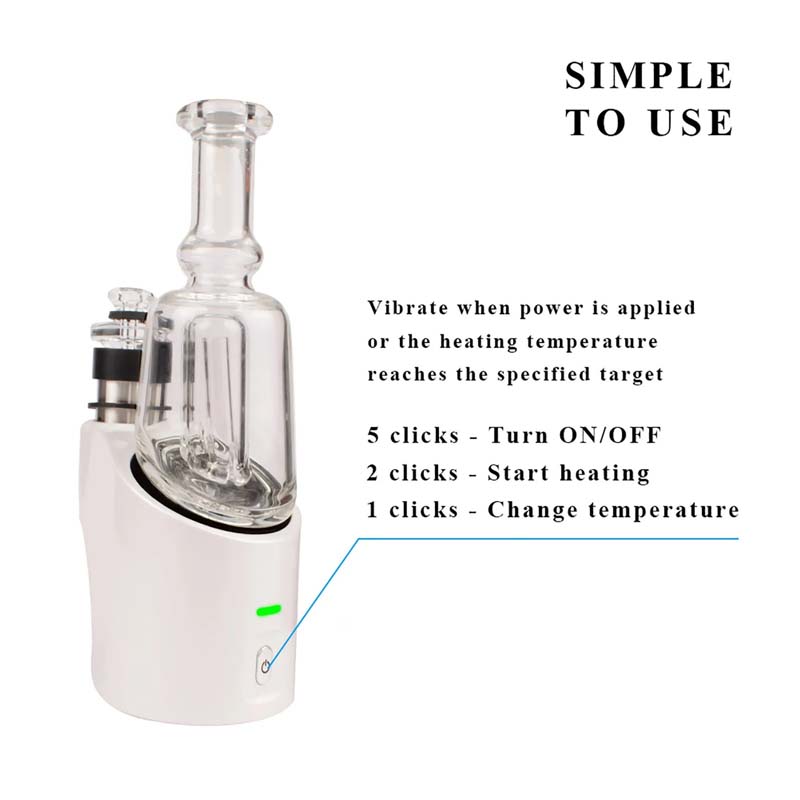 IECIGBEST 3-in-1 Electric Dab Rig Kit – Portable E-Rig for Wax, Concentrates & Dry Herb, Temperature Control Vaporizer-1 IECIGBEST 3-in-1 Electric Dab Rig Kit – Portable E-Rig for Wax, Concentrates & Dry Herb, Temperature Control Vaporizer-1