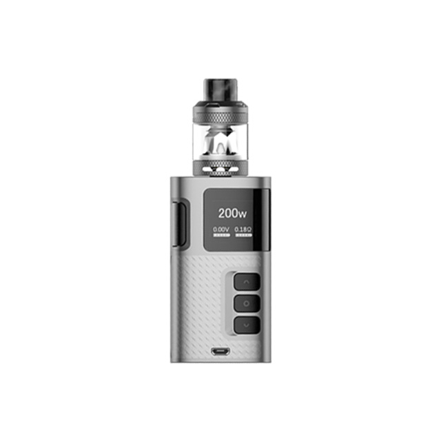 Ripple Starter Kit, slide-to-open atomizer e cigarette rechargable