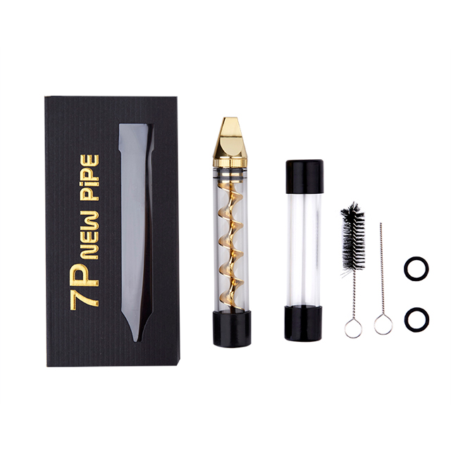 V12 Twist Screw Smoking Pipe Glass Twisty Blunt Wholesale - Gold - China  Twist Pipe and Smoking Pipe price