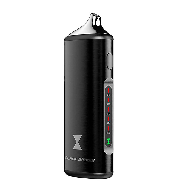 Autêntico Kingtons Blk Viúva Negra Dry Herb & Wax Vaporizer Vape Kit - Black, 2200mAh