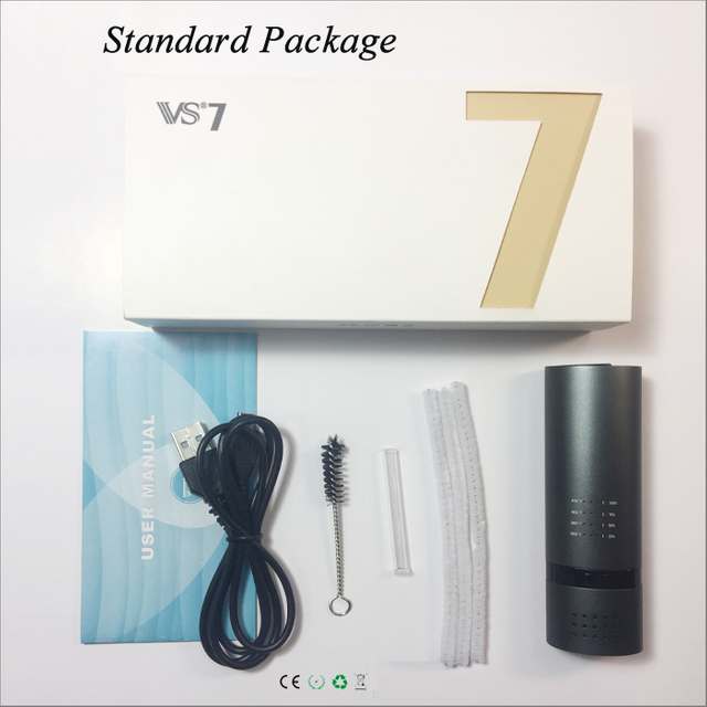 Electronic cigarette herbal vaporizer VS7 Titan dry herb vaporizer with 18650 battery