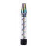 Best Seller Dry Herb 7P 3 in 1 Pipe Smoke Glass Vaporizer Twisty Glass Blunt-Multicolor