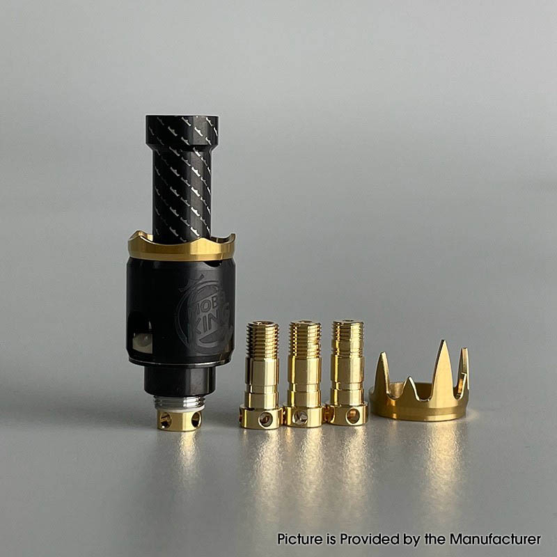 MOBB Mini King Style RBA Bridge per acciaio inossidabile Billet / BB / Boro Sert, pin d'aria 1,2 mm, 1,5 mm, 2,5 mm, 3,5 mm