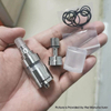 YFTK BY-kA KA V6 MTL RTA Rebuildable Tank Atomizer - Silver, 3ml, 22mm