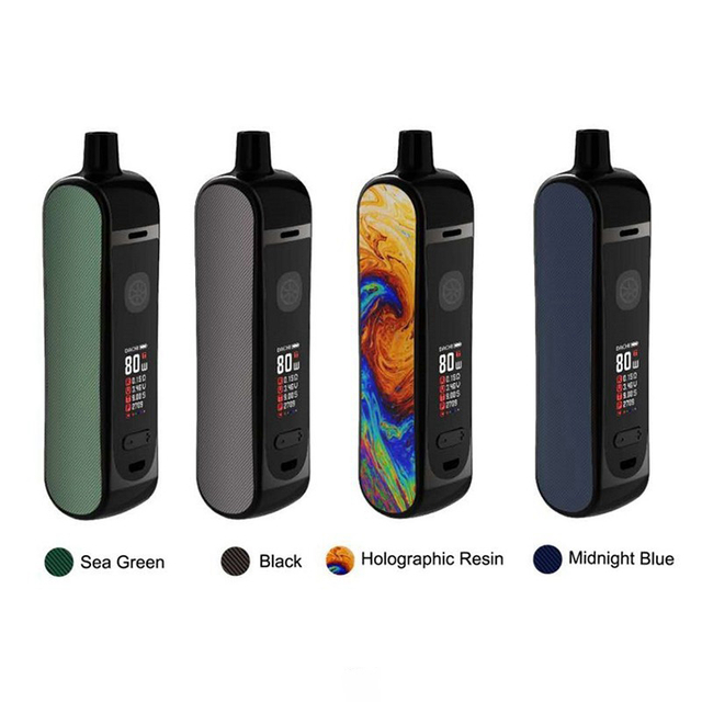 Asmodus Dachi 2-in-1 80W VW Mod Pod System Vape Starter Kit, 5~80W, 1 x18650, 4ml, 0.15/0.5/1.2ohm