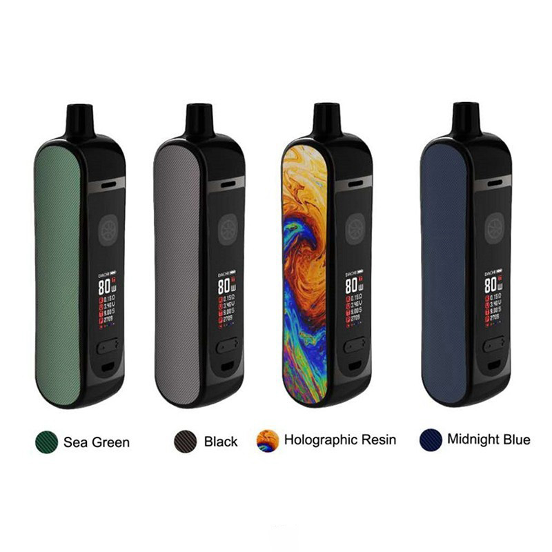 Asmodus Dachi 2-in-1 80W VW Mod Pod System Vape Starter Kit, 5~80W, 1 x18650, 4ml, 0.15/0.5/1.2ohm