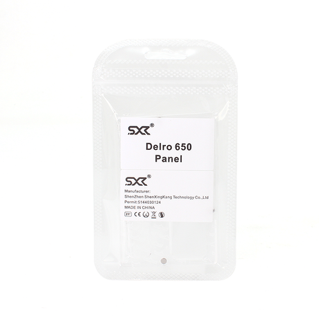 SXK Replacement Plate Panel for Delro D650 Boro Mod - Translucent