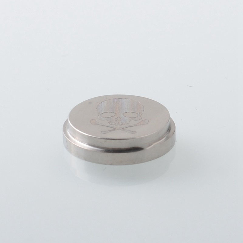 Ersatz -Feuerknopf für SXK BB / Billet -Box Mod - Silber, Titanlegierung (1 PC)