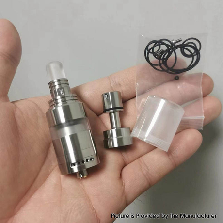 YFTK BY-kA KA V6 MTL RTA Rebuildable Tank Atomizer - Silver, 3ml, 22mm