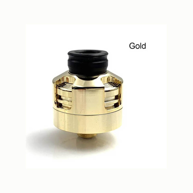 Armor Engine Style RDA Rebuildable Dripping Atomizer w/ BF Pin 316 Stainless Steel, 22mm Dia.