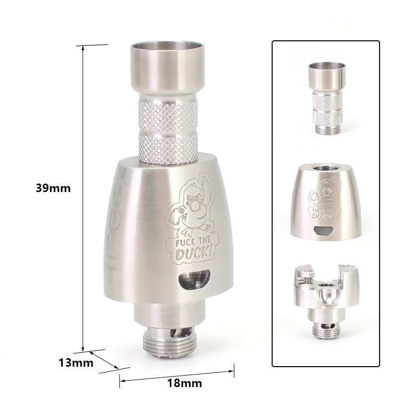 SXK Colt RBA Bridge per Billet Bb Boro Tank Boro Mod Silver