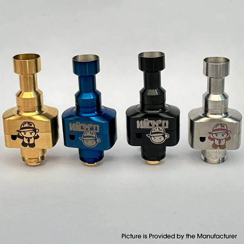 Wick D Bridg D RBA Bridge - 4 cores para dispositivos Boro / Billet / BB Mod Kit