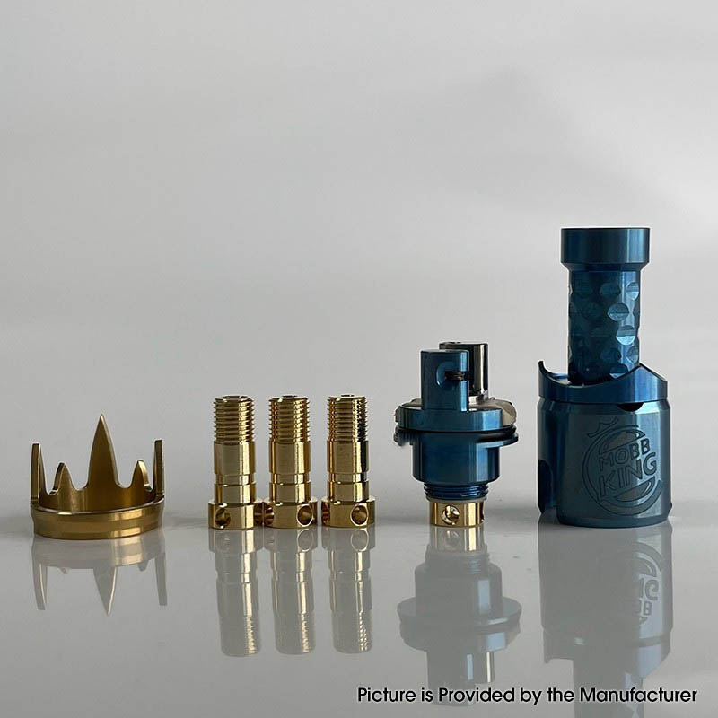MOBB Mini King RBA Bridge für Billet / BB / BORO Tank Titan, Luftstifte 1,2 mm, 1,5 mm, 2,5 mm, 3,5 mm