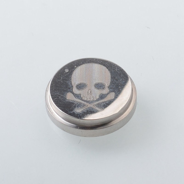 Кнопка замены огня для SXK BB / Billet Box Mod - Silver, титановый сплав (1 ПК)