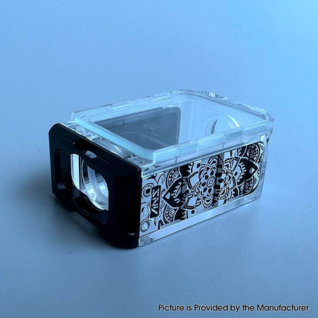 S-ProRo Style Boro Tank for SXK BB / Billet AIO Box Mod Kit Aluminum + Acrylic