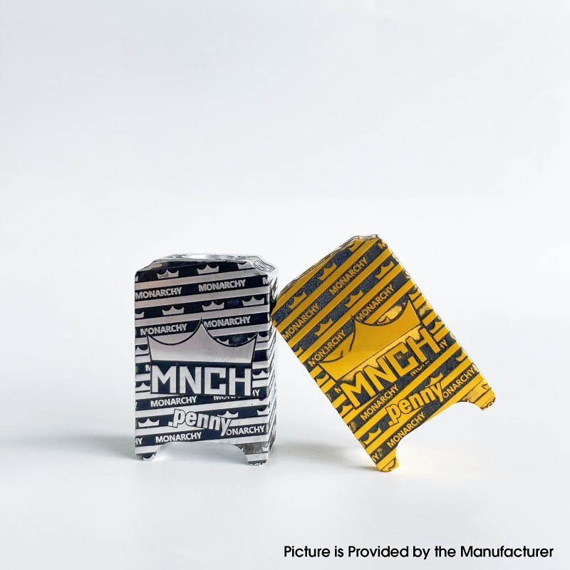 Monarchy x Penny Style Boro Tank для SXK BB / Billet AIO Box Mod Kit - золото, алюминиевый сплав