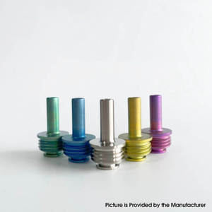 Monarchy Toothpick Style MTL Long Drip Tip for BB / Billet / Boro AIO Box Mod Titanium