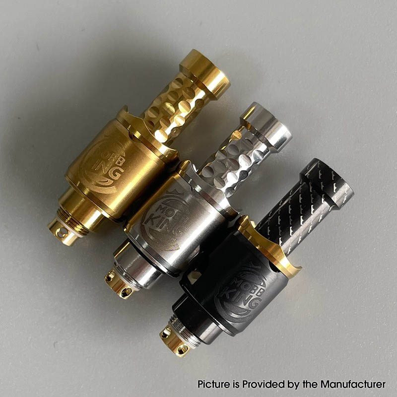 MOBB Mini King Style RBA Bridge per acciaio inossidabile Billet / BB / Boro Sert, pin d'aria 1,2 mm, 1,5 mm, 2,5 mm, 3,5 mm
