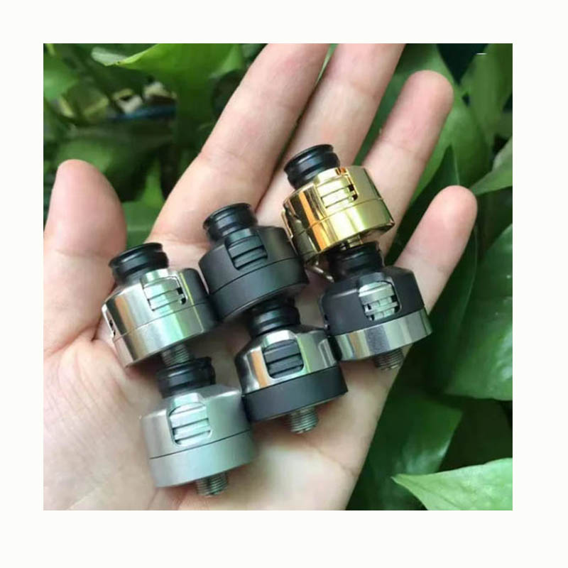 Armor Engine Style RDA Rebuildable Dripping Atomizer w/ BF Pin 316 Stainless Steel, 22mm Dia.