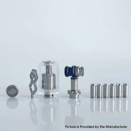 Mission XV KB2 RBA Tank Full Kit for DotAIO V1 / V2 Titanium 3.8ml