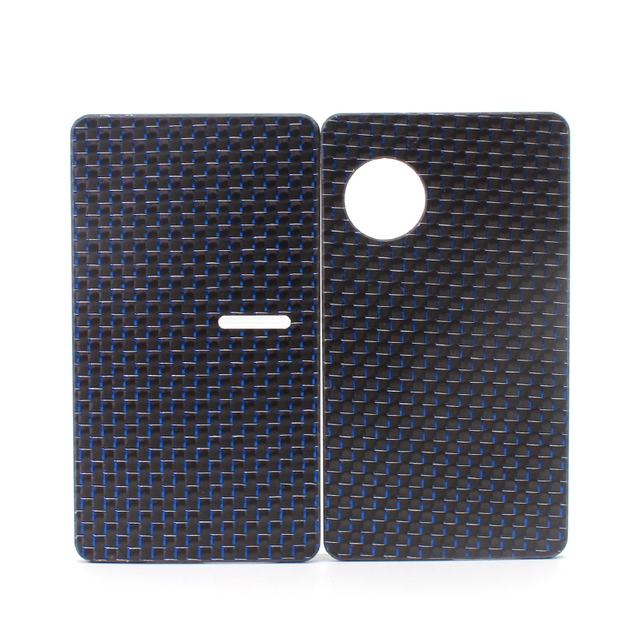 SXK Round Replacement Front + Back Cover Panel Plate for dotMod dotAIO V2 Pod Carbon Fiber