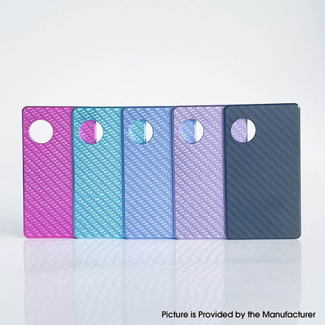 Authentic Rekavape Replacement Front + Back Cover Panel Plate for dotMod dotAIO V2 Pod  Aluminum Alloy + Carbon Fiber