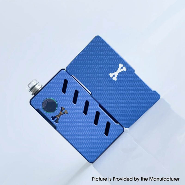 Authentic Rekavape ODB Replacement Front + Back Cover Panel Plate for dotMod dotAIO V2 Aluminum Alloy + Carbon Fiber