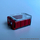 Tank boro de style S-Proro pour SXK BB / Billet AIO Box Mod Kit - Red + Frost, aluminium + acrylique