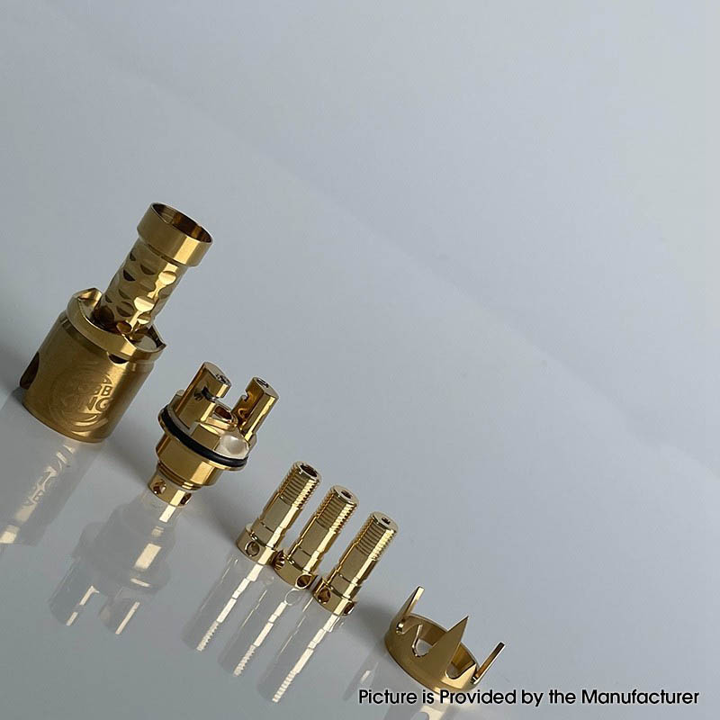 MOBB Mini King Style RBA Bridge per acciaio inossidabile Billet / BB / Boro Sert, pin d'aria 1,2 mm, 1,5 mm, 2,5 mm, 3,5 mm