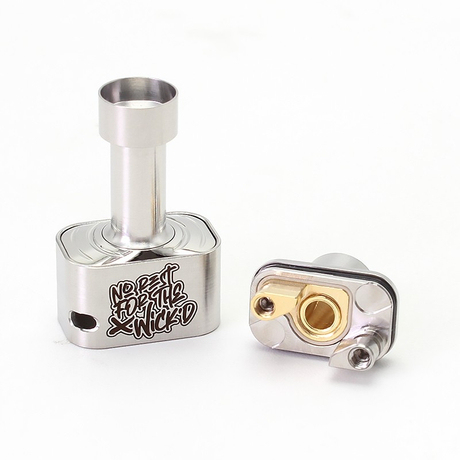 SXK Wick'd Remix'd RBA Bridge for Billet / BB / Boro Tank 316SS, Air Pins 1.2, 2, 2.5, 3, 3.5, 4, 4.5mm