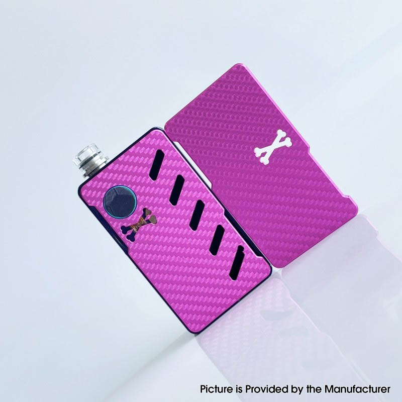 Authentic Rekavape ODB Replacement Front + Back Cover Panel Plate for dotMod dotAIO V2 Aluminum Alloy + Carbon Fiber