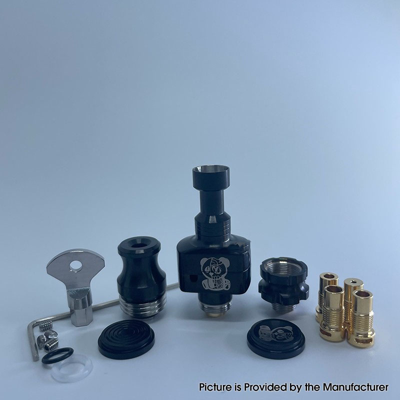 Wick'd Bridg'd omega rba ponte para dispositivos boro / bilet / bb mod kit .2mm, 2,5 mm, 3,0 mm, 3,5 mm, 4,0mm