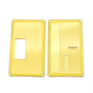 Authentic ETU Square Front + Back Door Panel Plates for BB / Billet Box Mod PCTG (2 PCS)