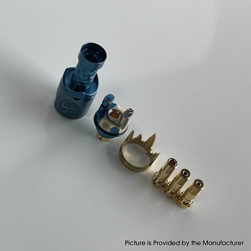 MOBB Mini King RBA Bridge für Billet / BB / BORO Tank Titan, Luftstifte 1,2 mm, 1,5 mm, 2,5 mm, 3,5 mm