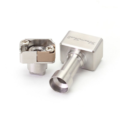 SXK SteamShell RBA Bridge for Billet / BB / Boro Tank - Silver, Air Flow Pin 0.8 / 1.0 / 1.2 / 1.5 / 1.8mmmm