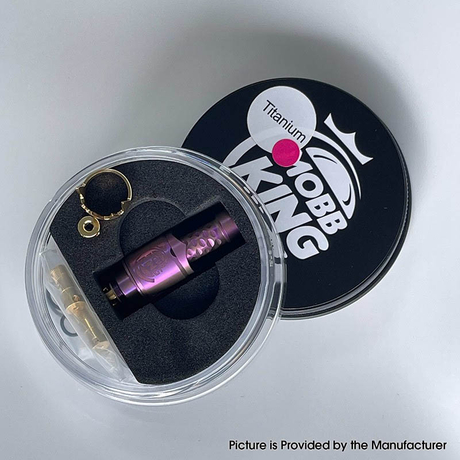 MOBB Mini King RBA Bridge for Billet / BB / Boro Tank Titanium, Air Pins 1.2mm, 1.5mm, 2.5mm, 3.5mm