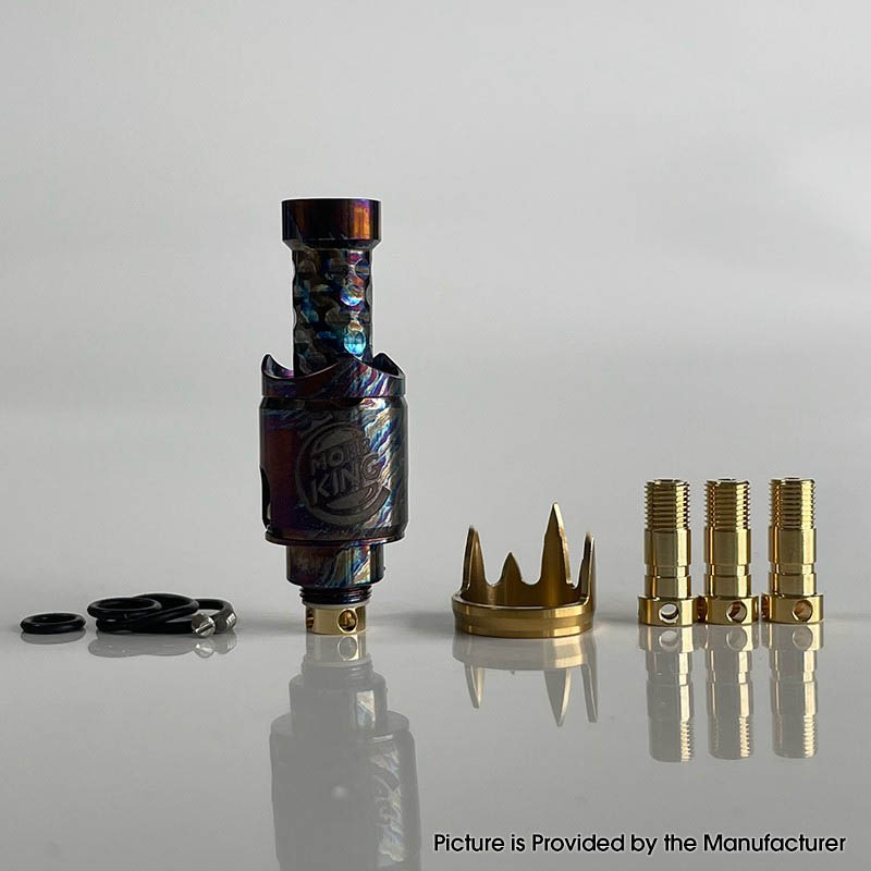 MOBB Mini King RBA Bridge für Billet / BB / BORO Tank Titan, Luftstifte 1,2 mm, 1,5 mm, 2,5 mm, 3,5 mm