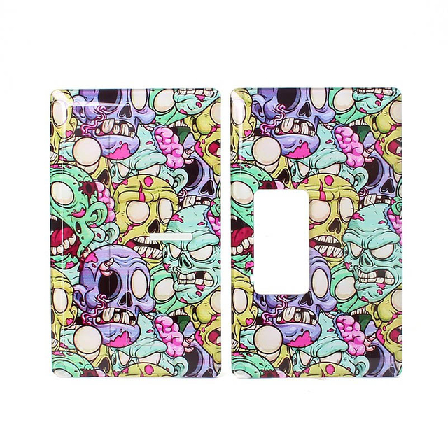 Authentic ETU Starer Square Front + Back Door Panel Plates for BB / Billet Box Mod Acrylic (2 PCS)