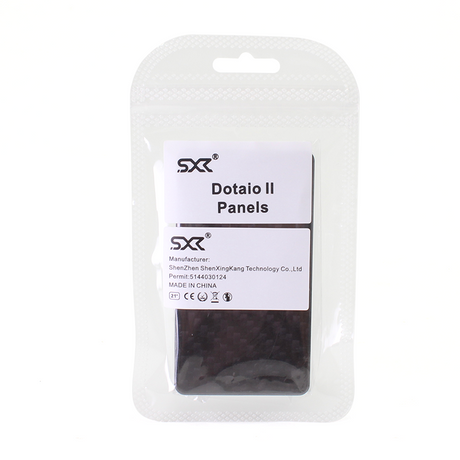 SXK Round Replacement Front + Back Cover Panel Plate for dotMod dotAIO V2 Pod Carbon Fiber