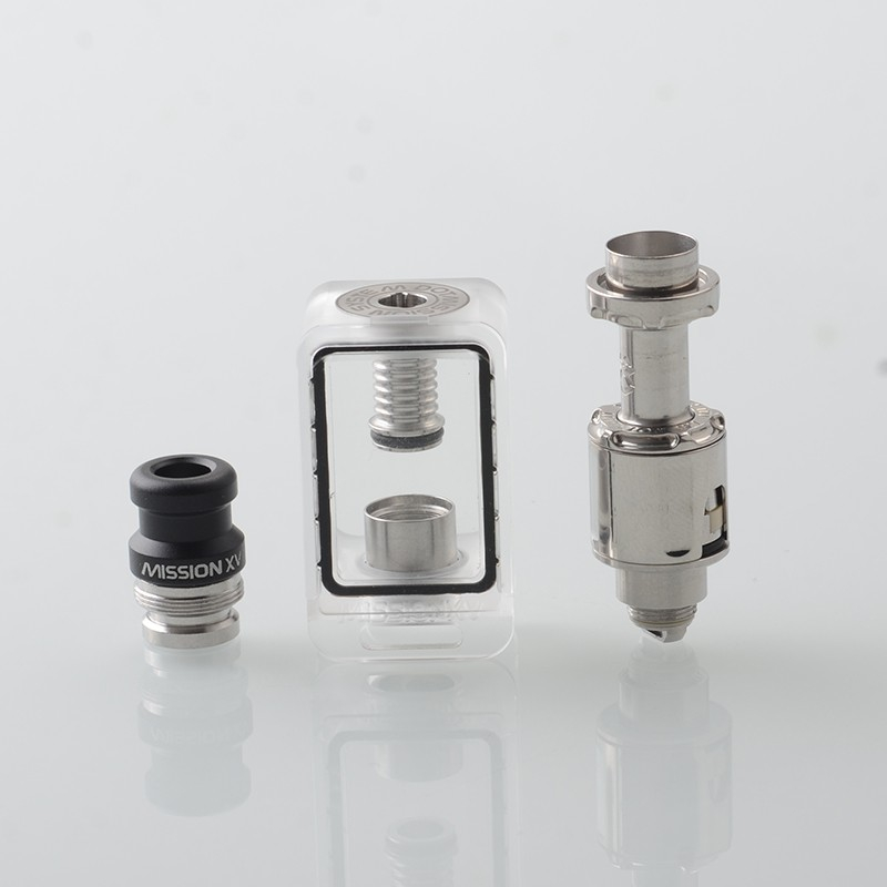 Mission KB2 RBA Tank Kit complet pour BB / Billet / Boro / Dot AIO V1 V2 - Sliver, Air Pins 1.0, 1.2, 2.0, 2.5, 3,0, 3,5, 4,3 mm