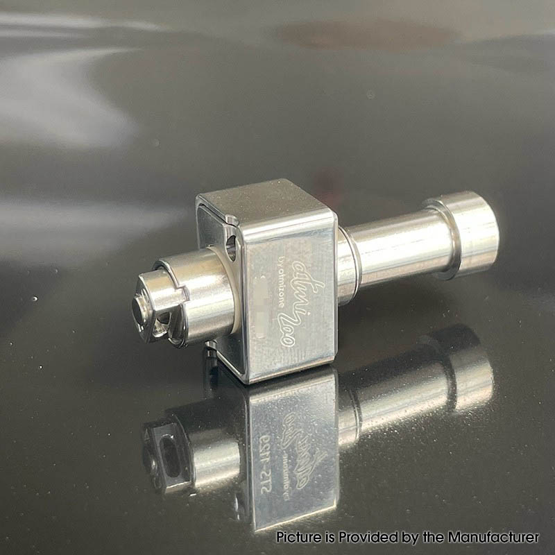 Puente de vapor RBA para billet / bb / boro tanque - plata, pasador de flujo de aire 0.8 / 1.0 / 1.2 / 1.5 / 1.8 mmmmmmm