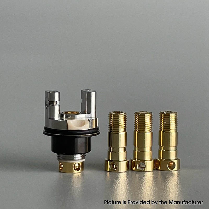 MOBB Mini King Style RBA Bridge per acciaio inossidabile Billet / BB / Boro Sert, pin d'aria 1,2 mm, 1,5 mm, 2,5 mm, 3,5 mm