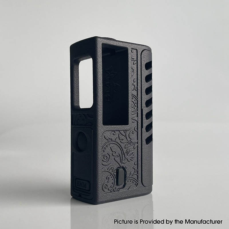 BMM.38 Aio 60W Boro Box Mod - Black, Flower Pattern, 1~60W, 1 x 18650 / ...