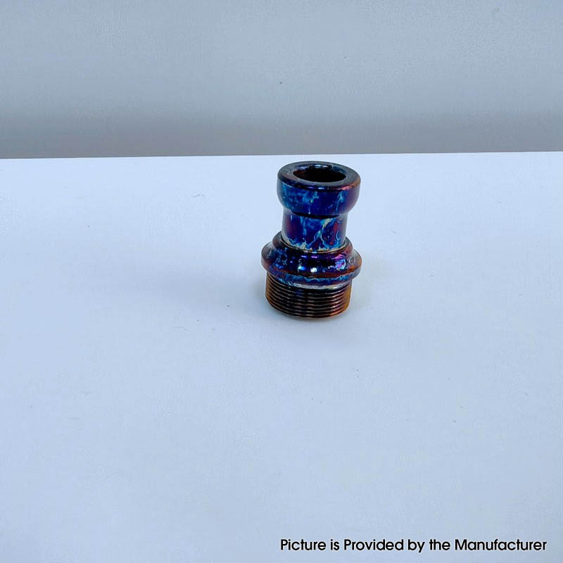 Authentic Mk MOD S ti Ti Drip Tip pour DOT Mod DOT AIO V1 / V2 POD Titanium Alloy