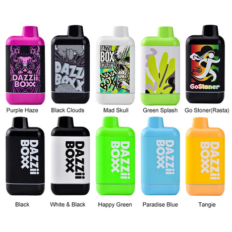 Authentic DAZZLEAF DAZZii BOXX 510 Cartridge Concealable VV Preheat Battery 650mAh 