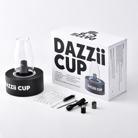 Authentic DAZZLEAF DAZZii CUP Dab Rig Water Pipe Vaporizer Kit 1600mAh 