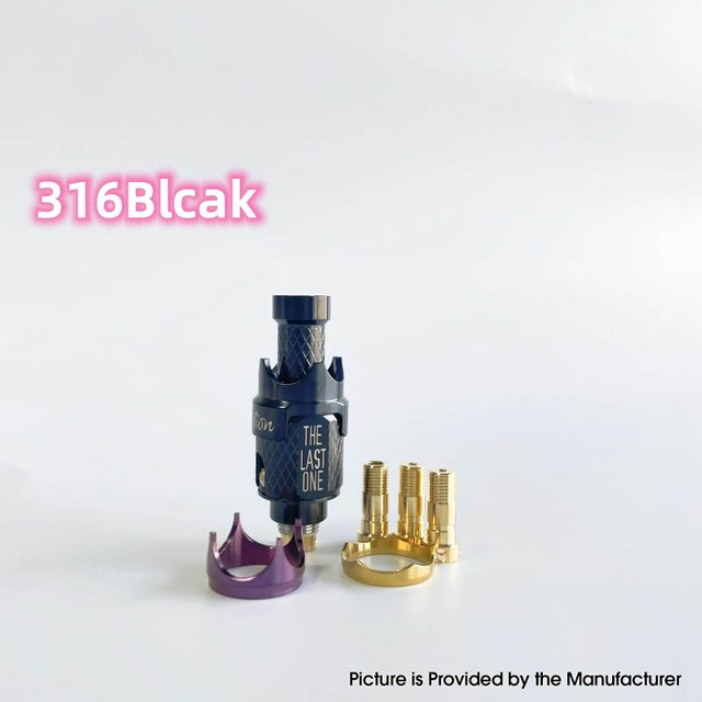 Monarchy Mobb The Last One RBA Bridge for Billet / BB / Boro Tank Titanium, Air Pins 1.2 / 1.5 / 2.5 / 3.5mm