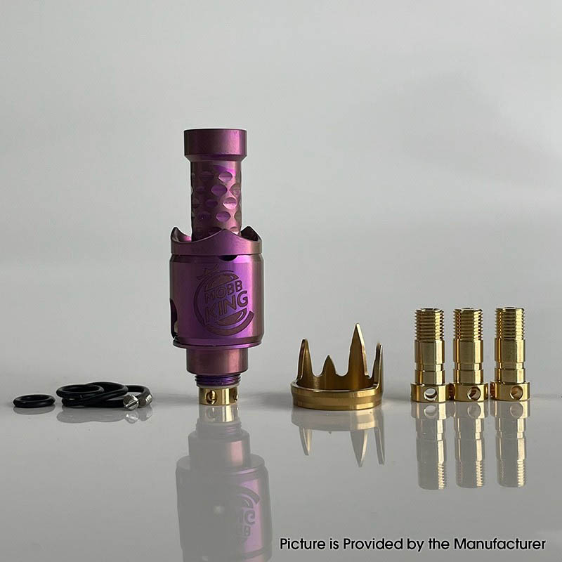 MOBB Mini King RBA Bridge für Billet / BB / BORO Tank Titan, Luftstifte 1,2 mm, 1,5 mm, 2,5 mm, 3,5 mm