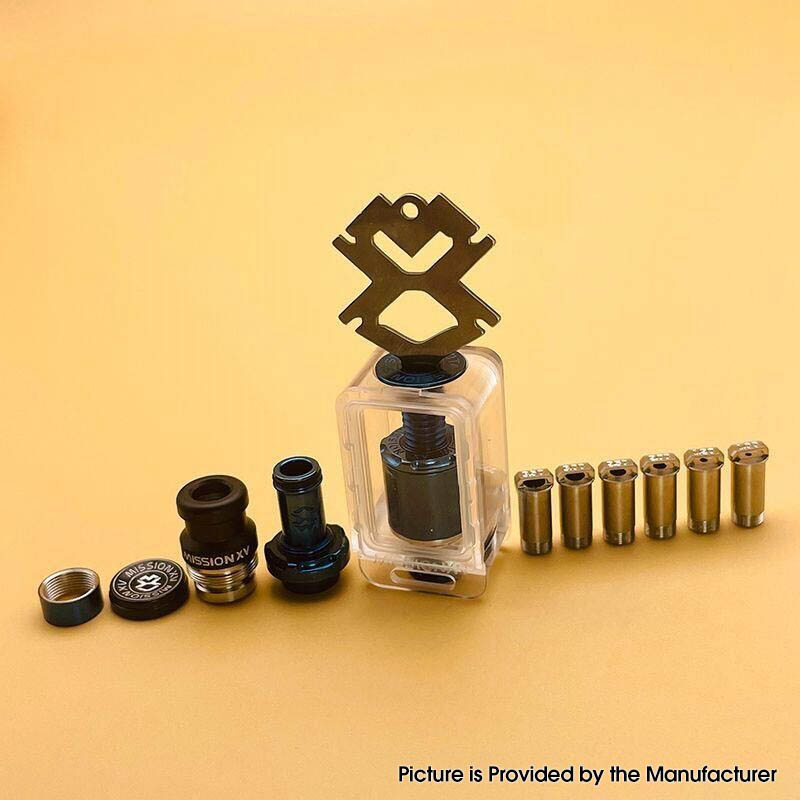 Mission KB2 Style RBA Tank Full Kit für Punkt AIO v1 / v2 Luftstifte 3.8ml