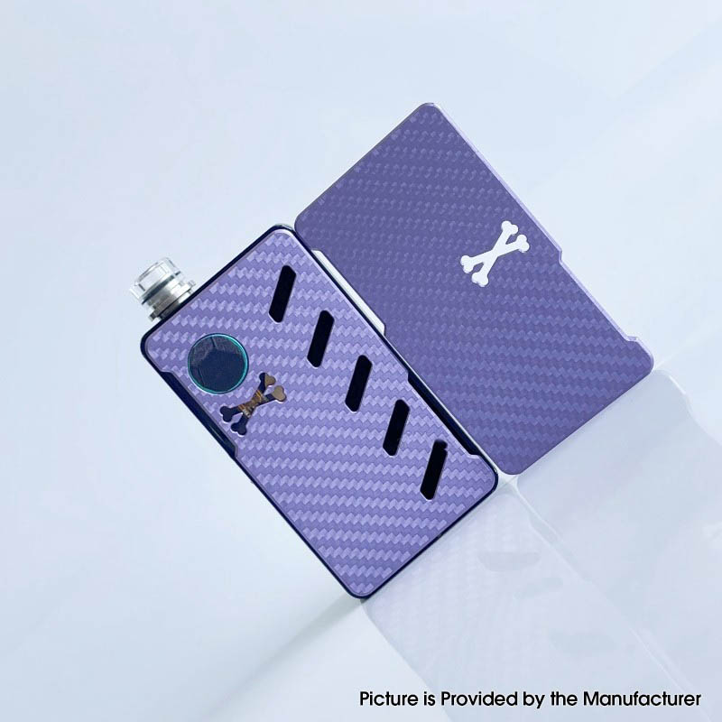 Authentic Rekavape ODB Replacement Front + Back Cover Panel Plate for dotMod dotAIO V2 Aluminum Alloy + Carbon Fiber